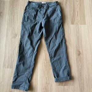MARINE LAYER Men's Camp Pant in Olive Green Cotton Breyer Utility Size 30"
